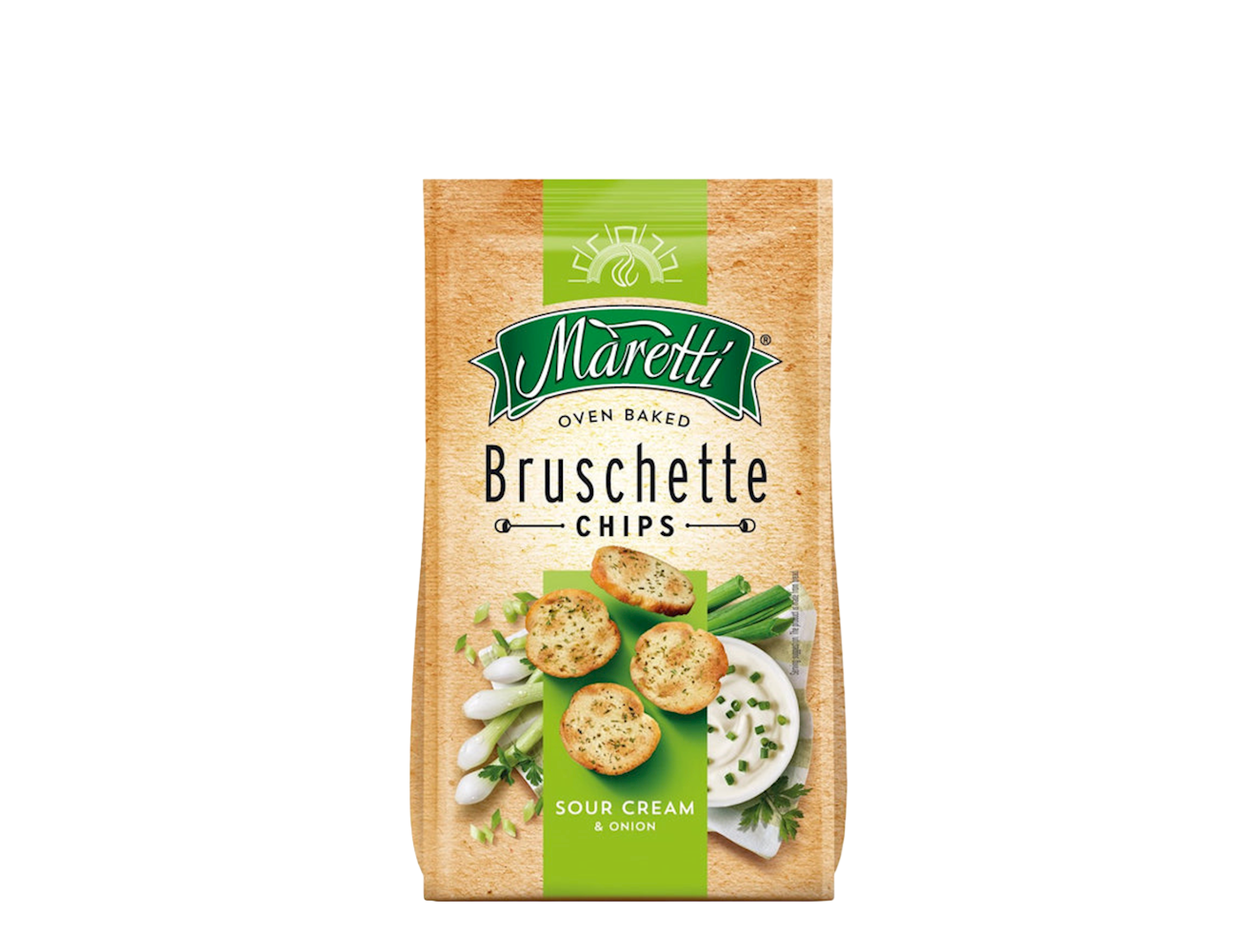 CHIPS BRUSCHETTE OVEN BAKED SOUR SEA SALT