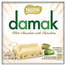 CHOCOLATE WHITE WITH PISTACHIO