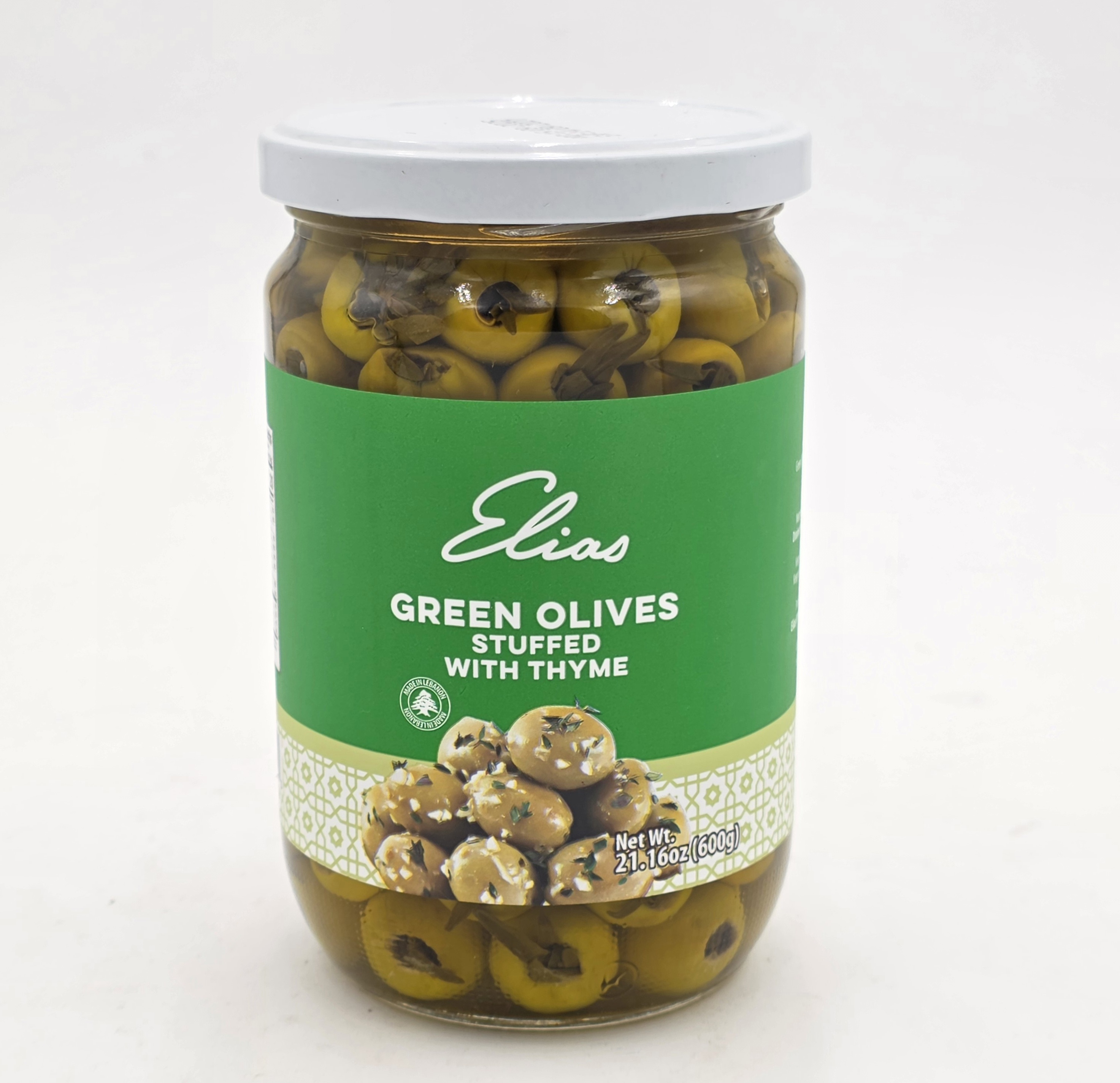 OLIVES GREEN STUFFED WITH THYME