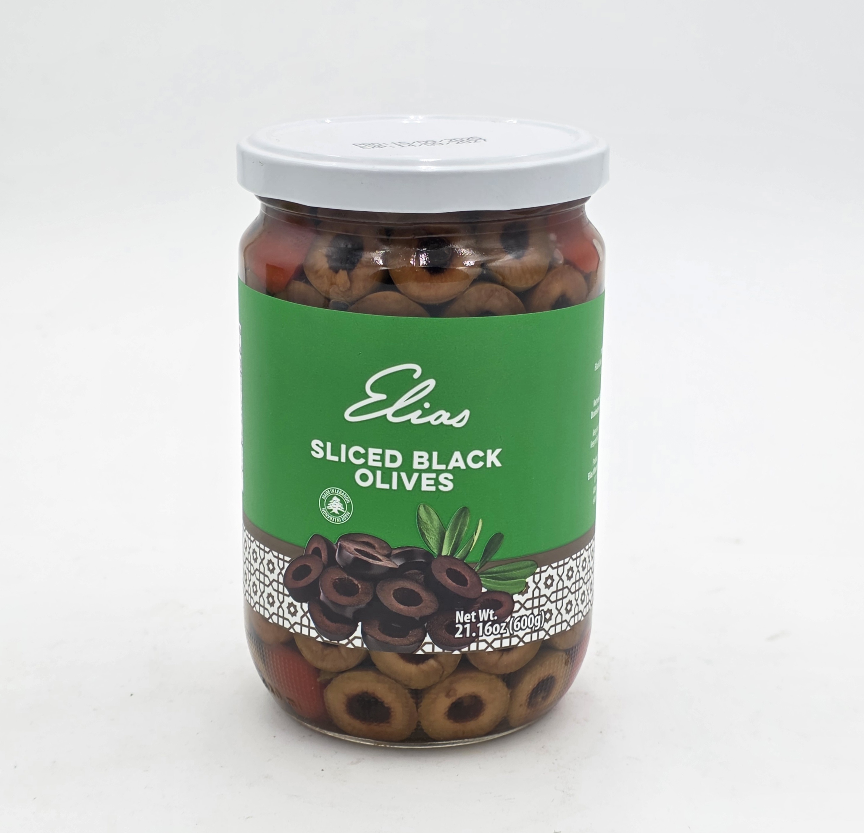 ELIAS OLIVES BLACK SLICED 