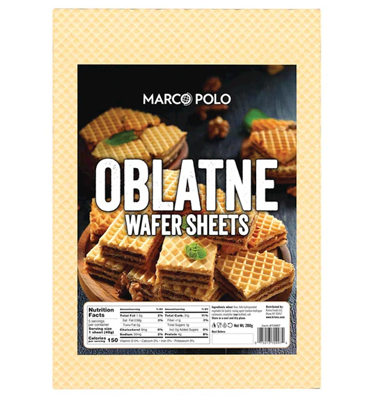 OBLATNE WAFER SHEETS