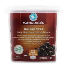 OLIVES SPICY NATURAL BLACK WITH OIL