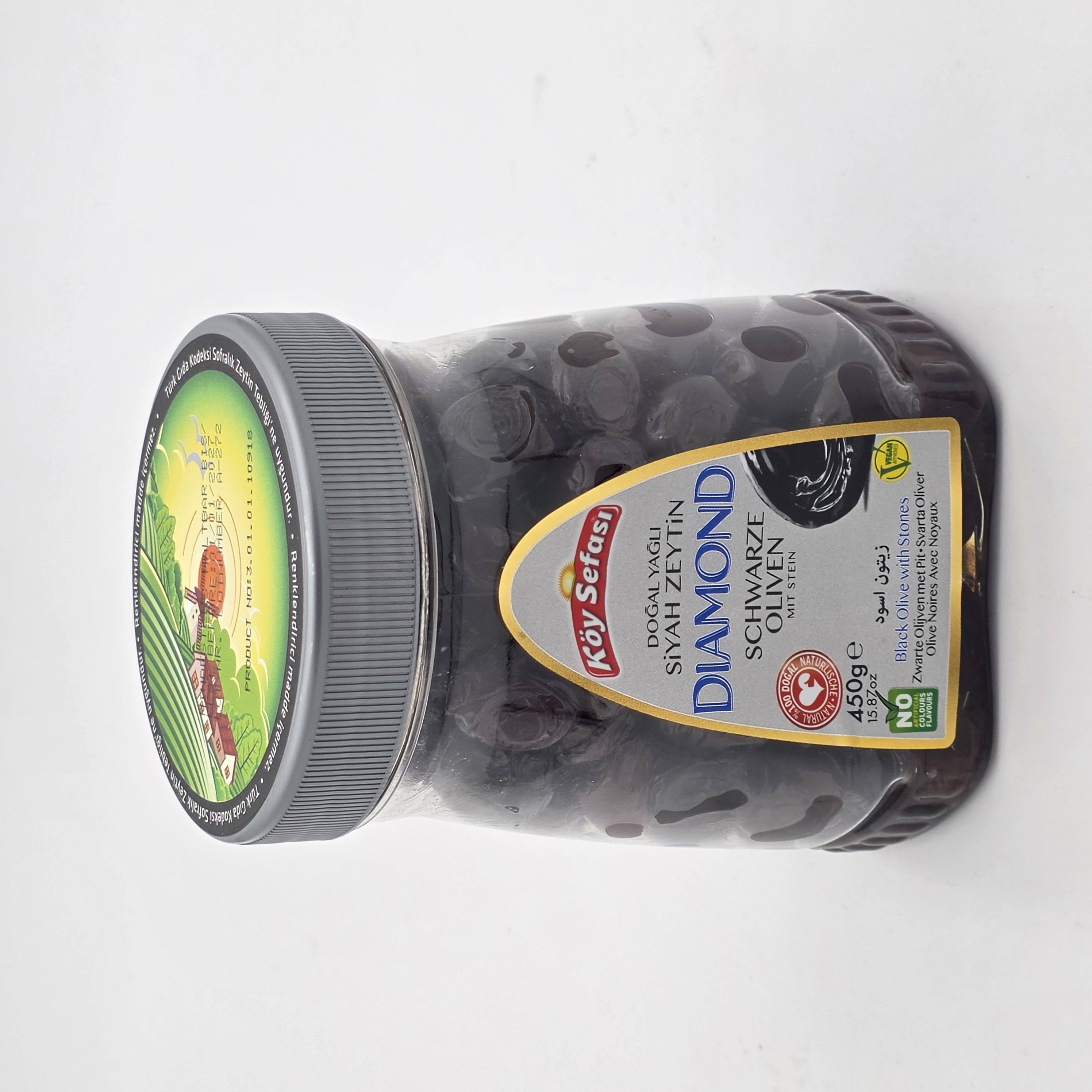 OLIVES BLACK WITH STONES 