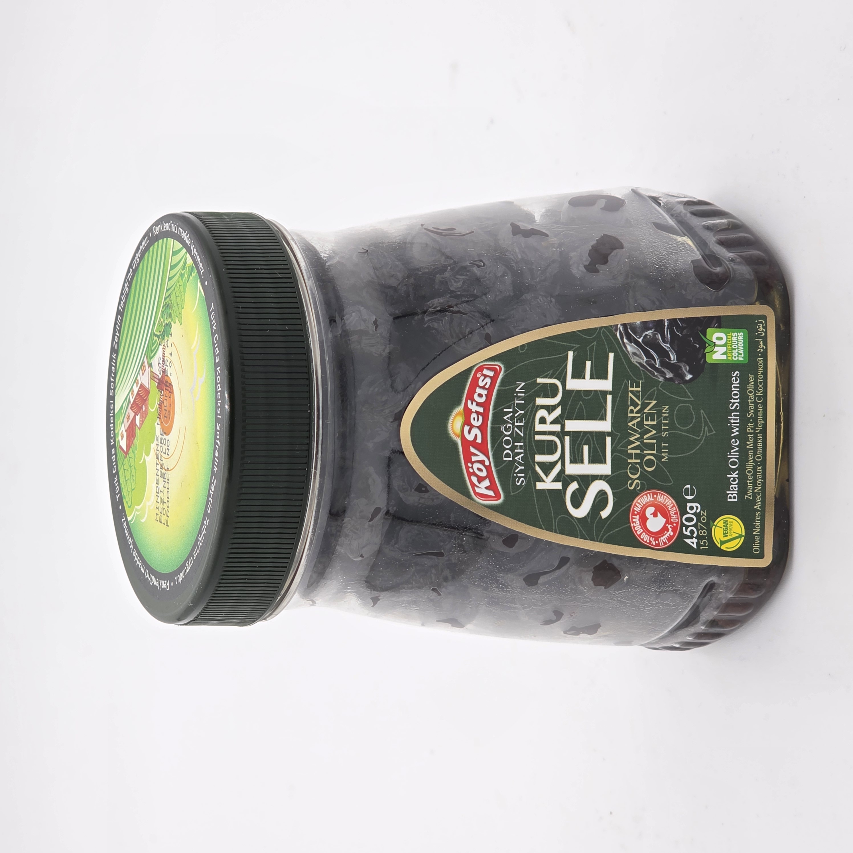 OLIVES BLACK WITH STONES 