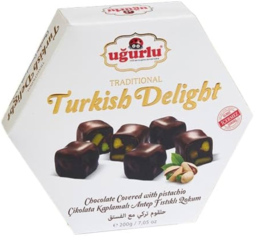 TURKISH DELIGHT COCOA COATED WITH FRUIT FLAVOUR