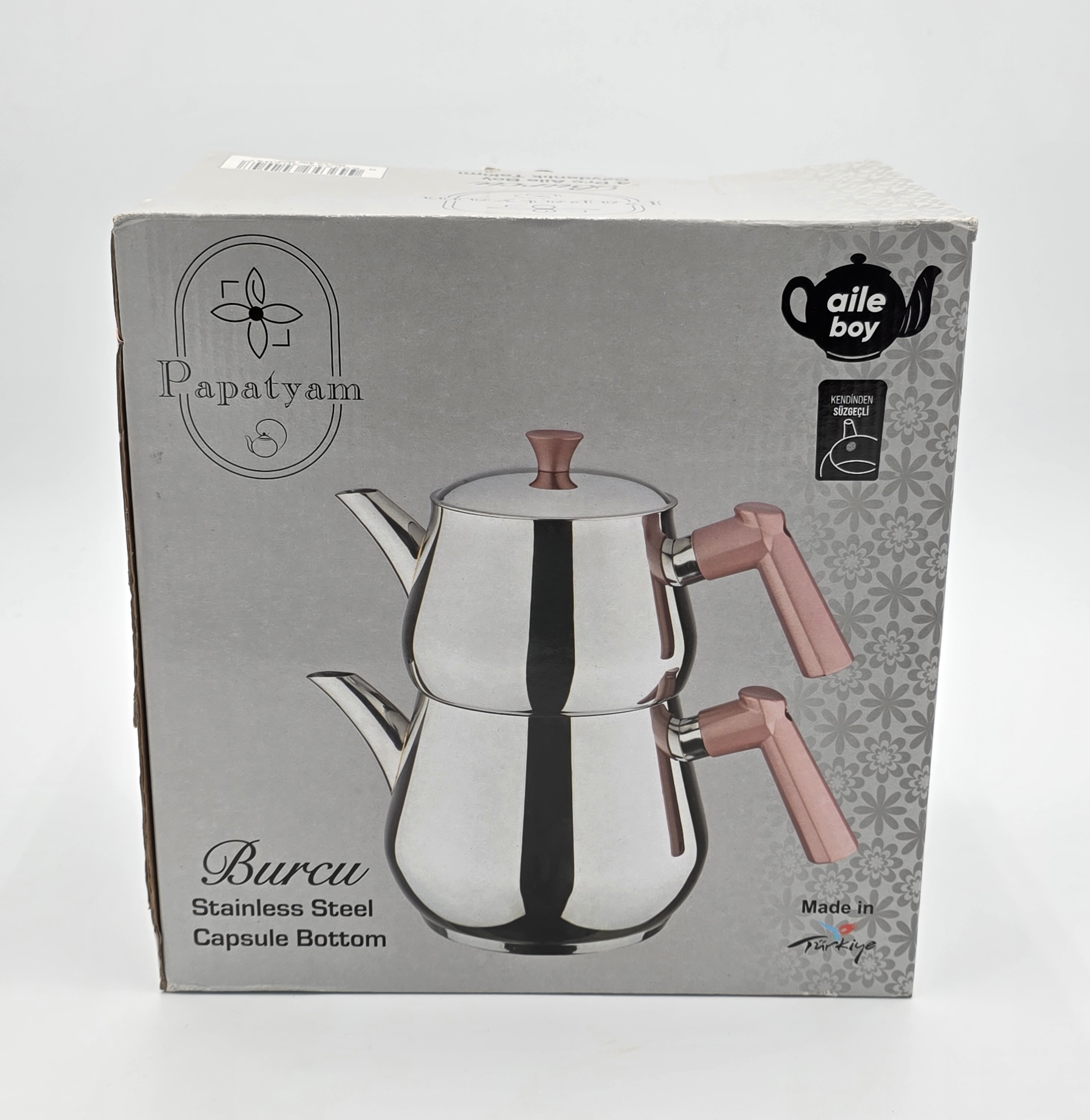 KETTLE TEA STAINLESS STEEL TURKISH