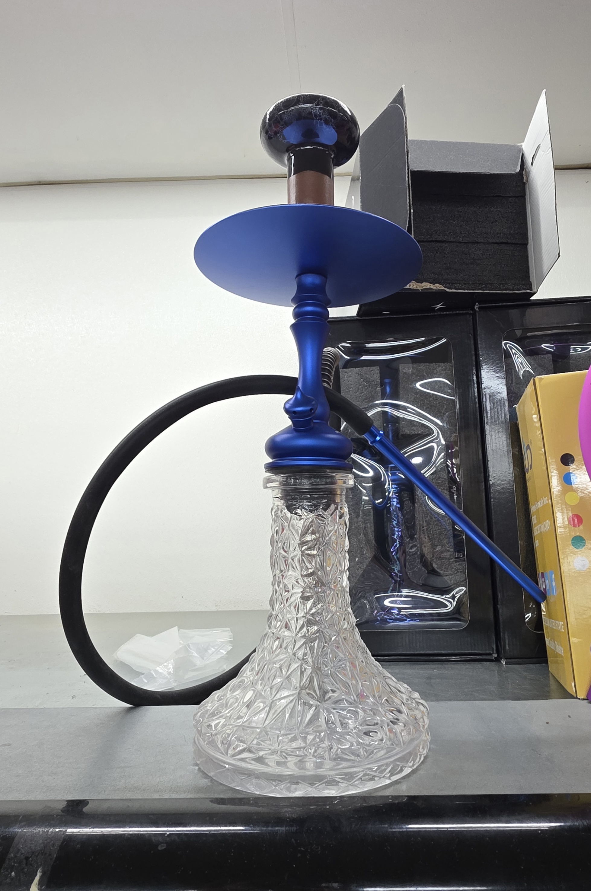 HOOKA CLEAR GLASS BOWL