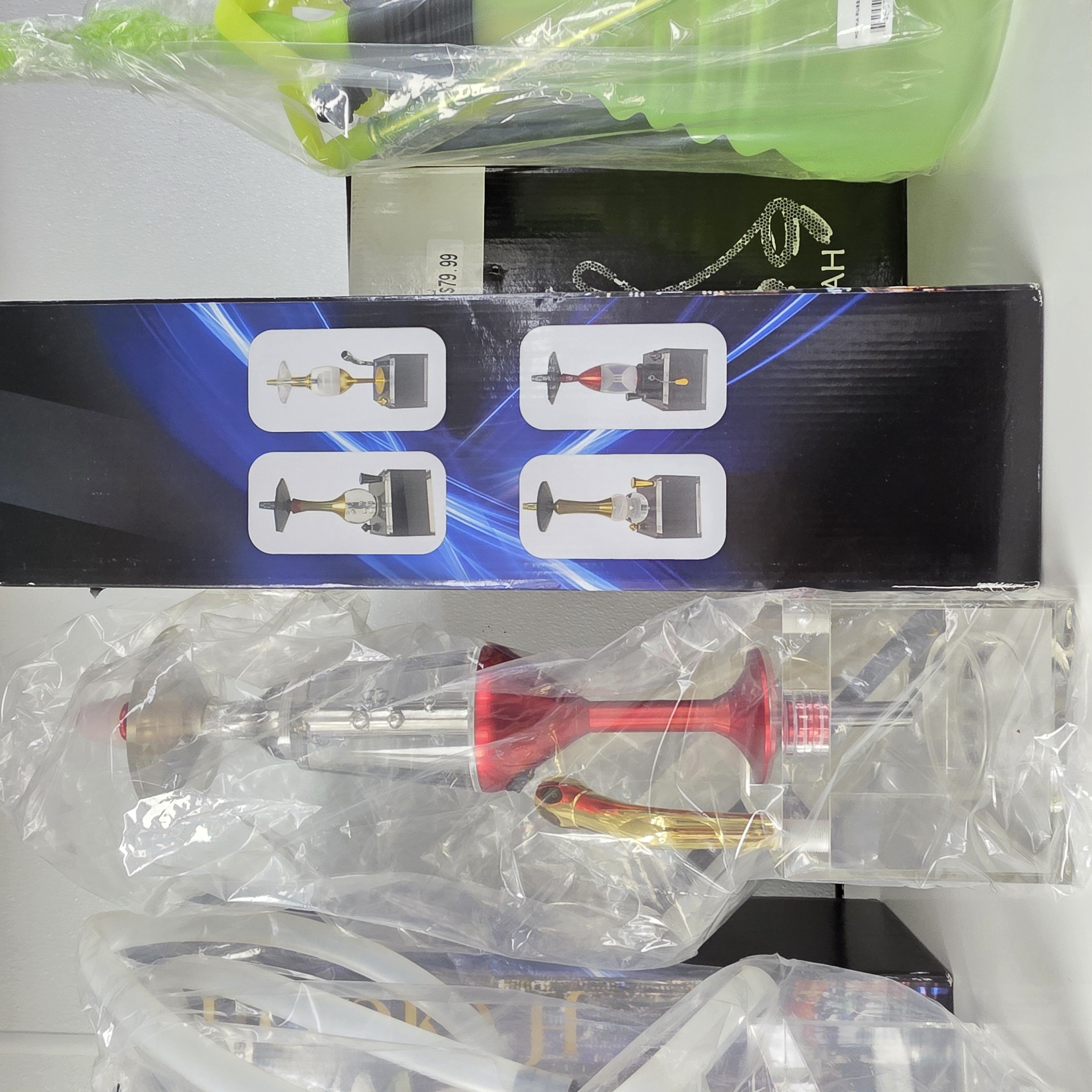 HOOKA GLASS ALUMINUM